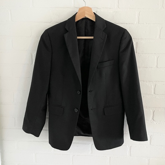 Michael Kors Boy’s Blazer Black Formal Back to school Sz 12R - Picture 5 of 14